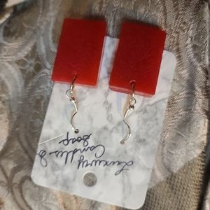 Handmade resin earrings